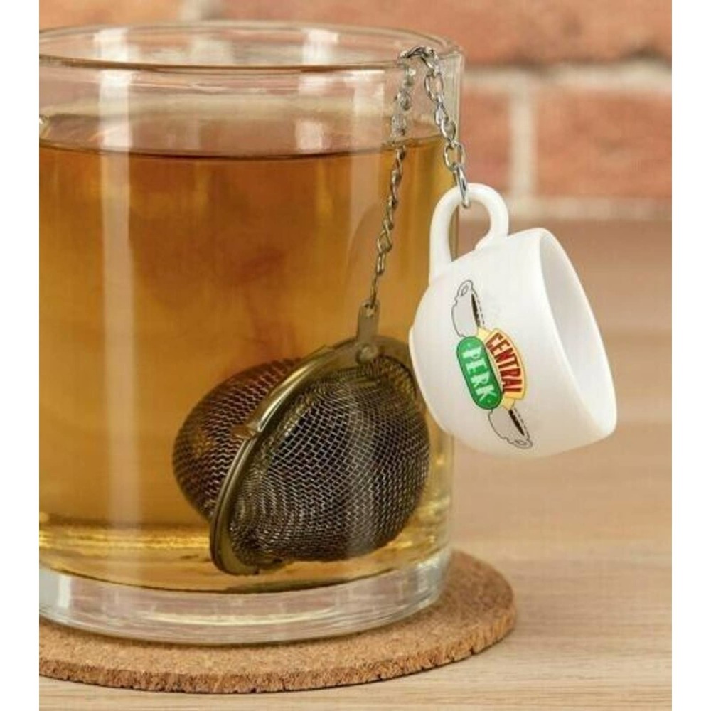 Friends Central Perk Tea Infuser Stainless Steel Coffee Cup LICENSED New